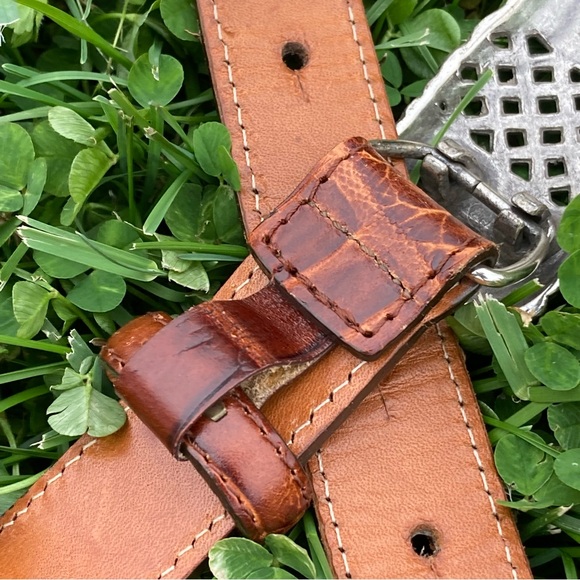 Vintage Brighton Leather Woven Belt! - Picture 10 of 13